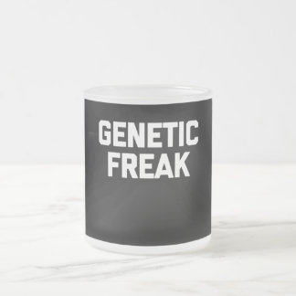Genetic Freak T - Shirt Funny Sprichwort Mattglastasse