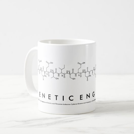 GeneticEngineering Peptidname Tasse (Vorderseite Links)