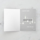 Genetics DNA Gel Electrophoresis Customizable Card Karte (Innenseite)