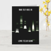 Genetics DNA Gel Electrophoresis Customizable Card Karte (Gelbe Blume)