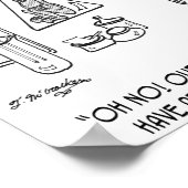 Genetik Cartoon 0313 Poster (Ecke)