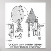 Genetik Cartoon 0313 Poster (Vorne)