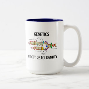 Genetik eine Facette meiner Identität Zweifarbige Tasse