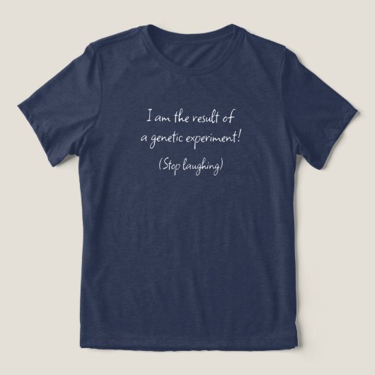 Genetik-Experiment-T-Shirt Tri-Blend Shirt (Design Vorderseite)