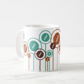 Genetik-Gänseblümchen Kaffeetasse (Vorderseite Links)