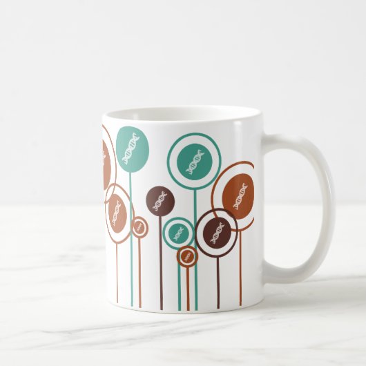 Genetik-Gänseblümchen Kaffeetasse (Rechts)