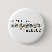 Genetik-Genie Button (Vorderseite)