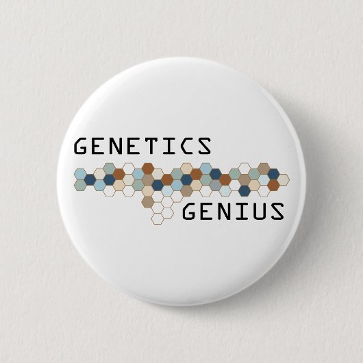 Genetik-Genie Button (Vorderseite)