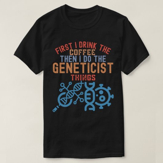 Genetik, Hauptgenetiker T-Shirt (Design vorne)