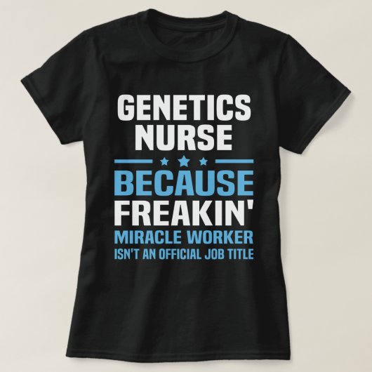 Genetik Nurse T-Shirt (Design vorne)