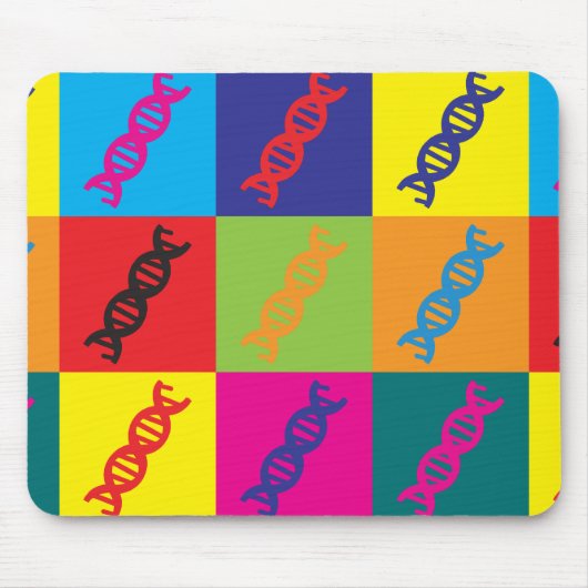 Genetik-Pop-Kunst Mousepad (Vorne)