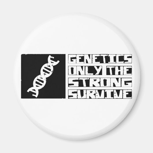 Genetik überleben magnet (Vorne)