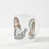 Genetikbecher Mattglastasse (VorderseiteRechts)