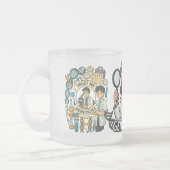 Genetikbecher Mattglastasse (Links)