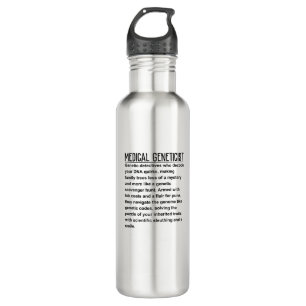 Genetiker Edelstahlflasche