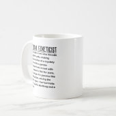 Genetiker Kaffeetasse (Vorderseite Links)
