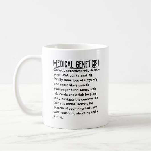 Genetiker Kaffeetasse (Links)