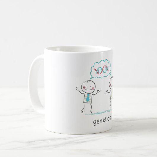 Genetiker Kaffeetasse (Vorderseite Links)