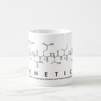 Genetikpeptid-Namen-Tasse Kaffeetasse