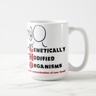 Genetisch veränderte Organismen sind verrückt Kaffeetasse