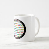 GENETISCHE CODE-Tasse Kaffeetasse (VorderseiteRechts)