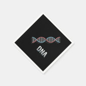 Genetische DNA Wissenschaftler Organismen Virus Re Serviette (Ecke)