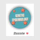 Genetische Epidemiologie Aufkleber (Blatt)