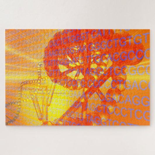 Genetische Forschung Puzzle (Horizontal)
