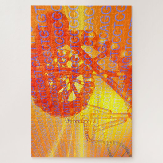 Genetische Forschung Puzzle (Vertikal)