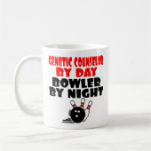 Genetische Lieben Bowling Kaffeetasse (Links)