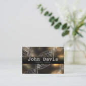 Genetische Tester-Visitenkarte Visitenkarte (Stehend Vorderseite)