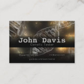 Genetische Tester-Visitenkarte Visitenkarte (Rückseite)