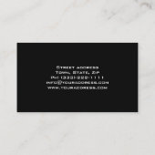 Genetische Tests - Gene Research Business Card Visitenkarte (Rückseite)