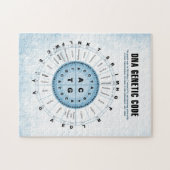 Genetische Verschlüsselungstabelle DNS Puzzle (Horizontal)