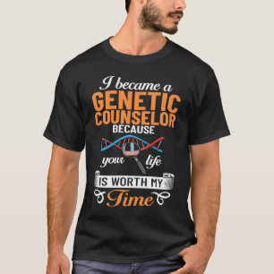 Genetischer Berater Assistent Beratung Genetiker T-Shirt