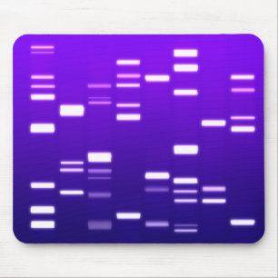 Genetischer Code DNA lila Mousepad