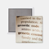 Genetischer Code und Definitionen genetischer Bera Magnet (Vorderseite/Rückseite)