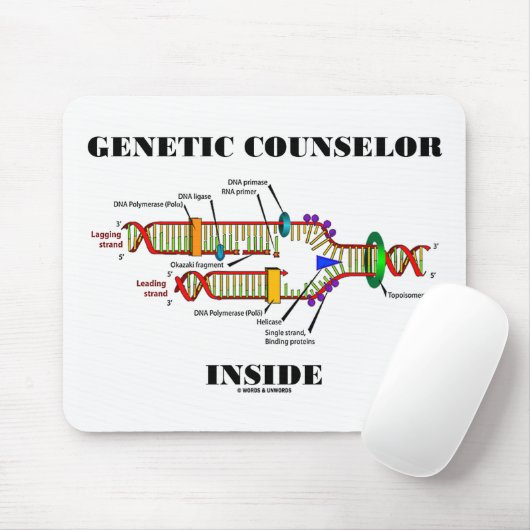 Genetischer Ratgeber im Inneren (DNA-Replikation) Mousepad (Mit Mouse)