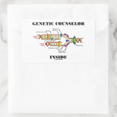 Genetischer Ratgeber im Inneren (DNA-Replikation) Rechteckiger Aufkleber (Tasche)