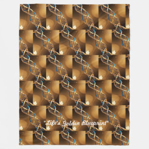 "Genetischer Rhythmus" Fleecedecke