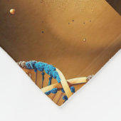 "Genetischer Rhythmus" Fleecedecke (Ecke)