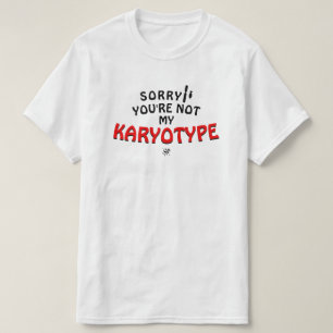 Genetischer Witz für Geeks über Chromosomen v2.1 T-Shirt