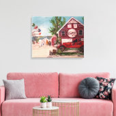 "Geneva On Lake, Ohio" von Willowcatdesigns Leinwanddruck (Insitu (Wohnzimmer))