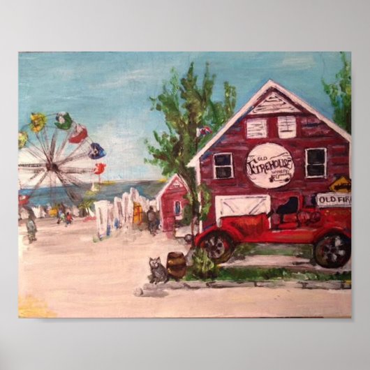 "Geneva On Lake, Ohio" von Willowcatdesigns Poster (Vorne)