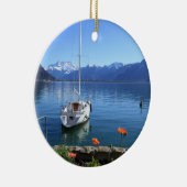 Geneva Seelandschaft, Montreux, die Schweiz Keramikornament (Rechts)