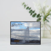 Genève jet d'eau postkarte (Stehend Vorderseite)