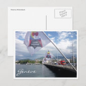 Genève Morve Postkarte (Vorne/Hinten)