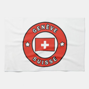 Genève Suisse Geschirrtuch