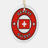 Genève Suisse Keramik Ornament (Rechts)