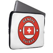 Genève Suisse Laptopschutzhülle (Vorne Rechts)